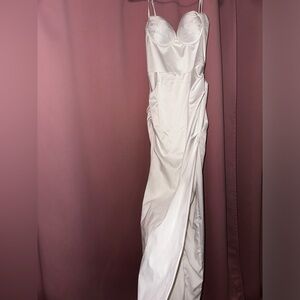 White Silk Dress 🥥🤍